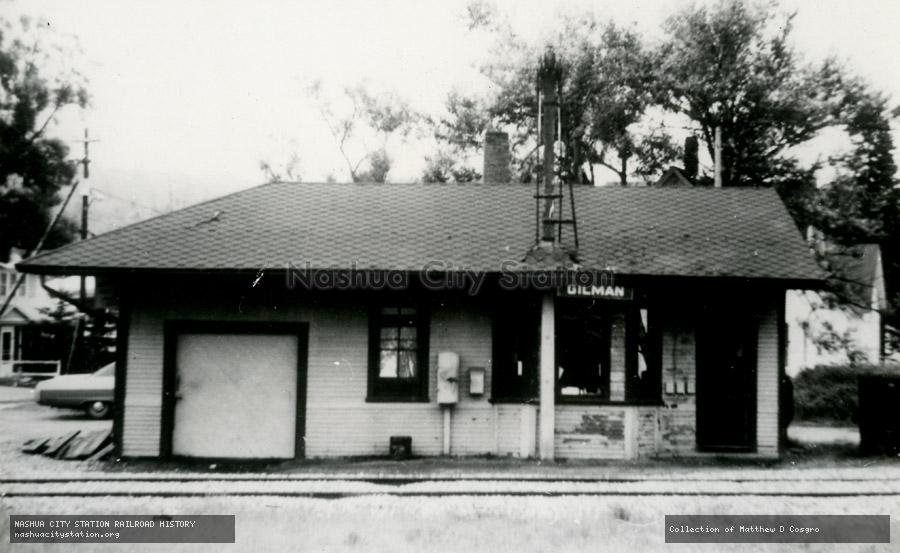 Postcard: Gilman station